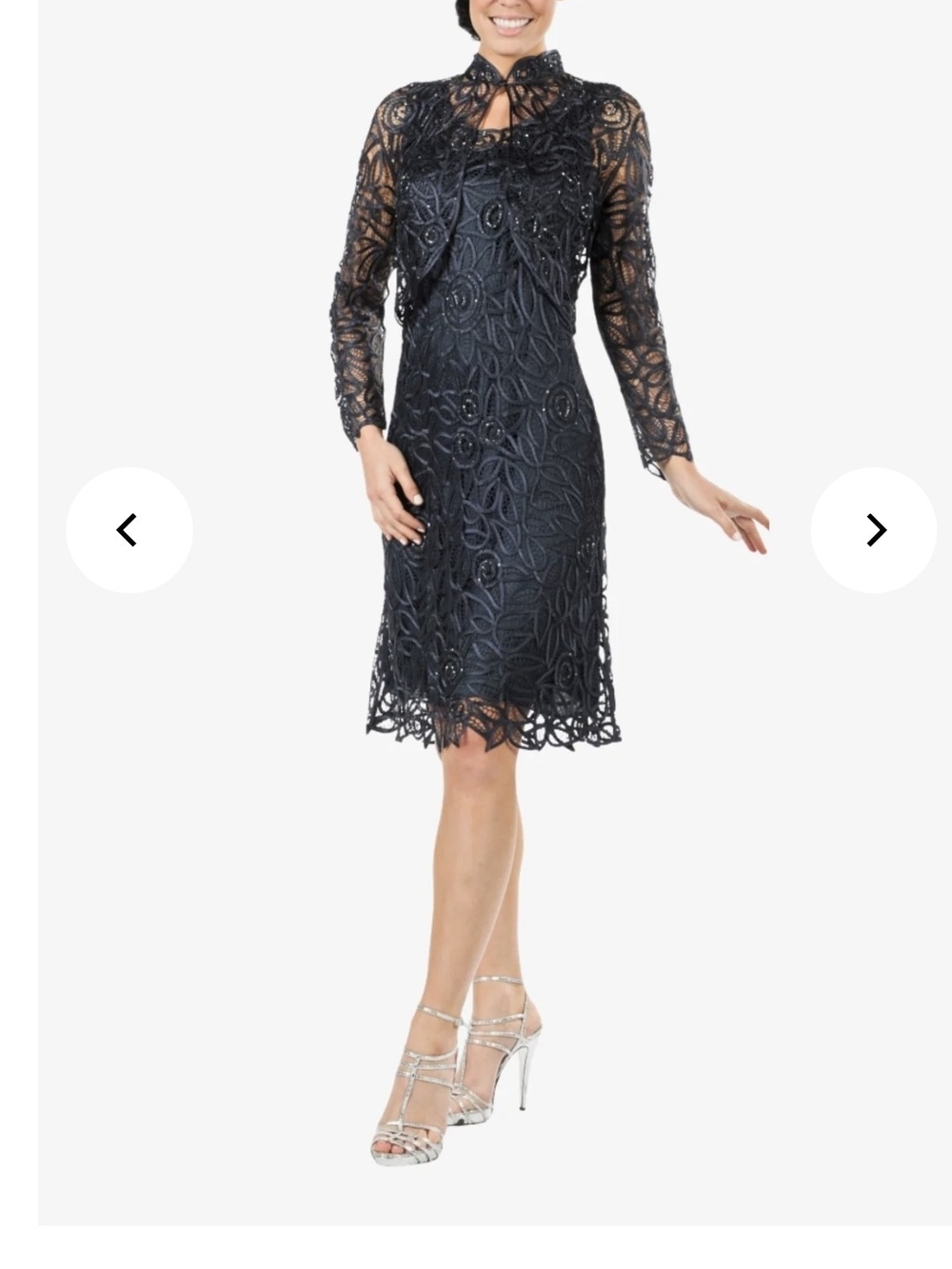 Soulmates C907 Mother Of The Bride Mandarin High Neck Jacket With Madi Dress L